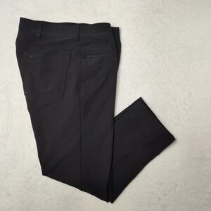 Public Rec Pants Mens 34x30 Black Stretch Chino 5 Pocket Commuter Travel Golf